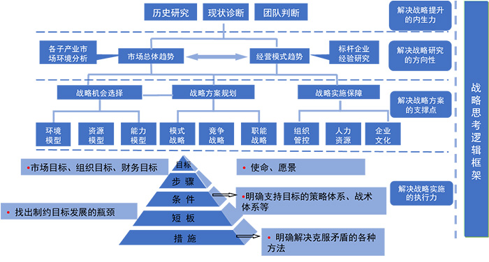 單體公司戰(zhàn)略規(guī)劃項目設計邏輯圖